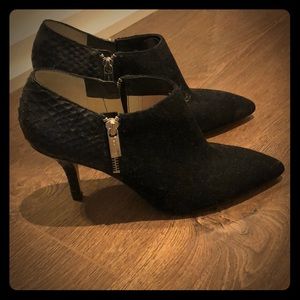 Michael Kors black booties.